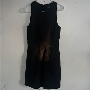 RW&CO. Black Textured Mini Dress